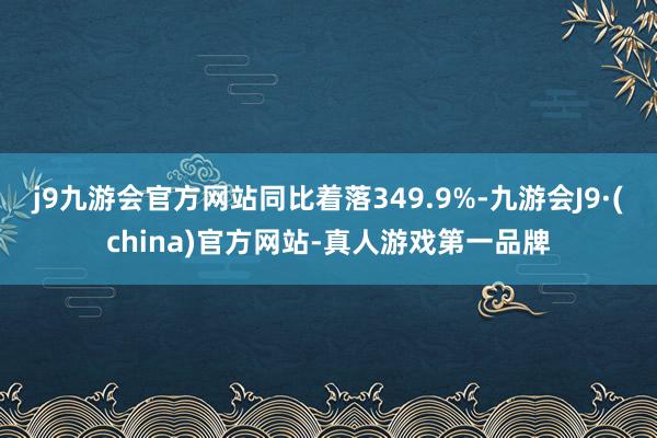 j9九游会官方网站同比着落349.9%-九游会J9·(china)官方网站-真人游戏第一品牌